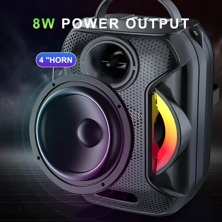 Sing-E – مكبر صوت بلوتوث محمول مع أضواء RGB
